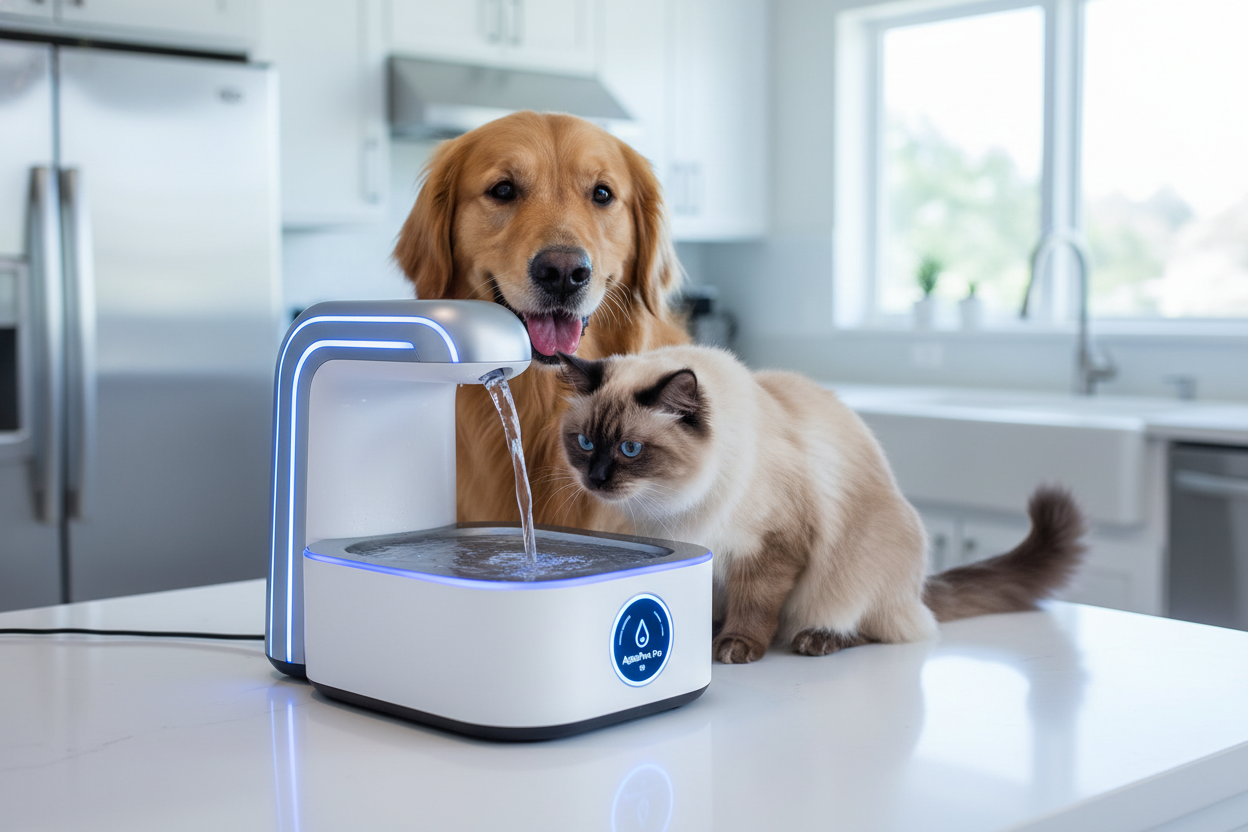 Chien et chat , hydratation tech 